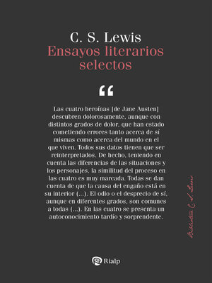 cover image of Ensayos literarios selectos